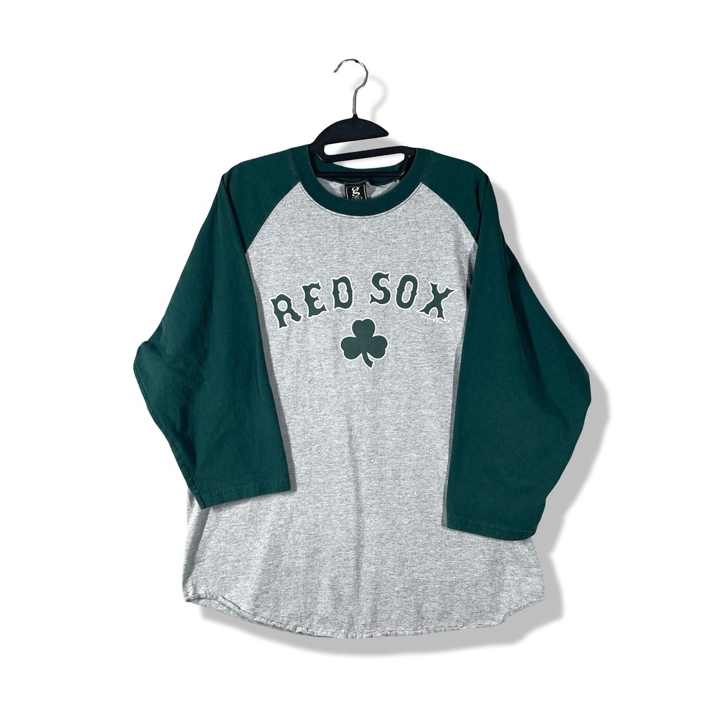 Gear For Sports Red Sox Baseball Tee Mens L Y2K St Patricks Day Sporty